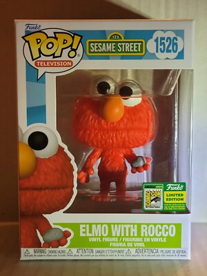 Funko Pop! Sesame Street Elmo with Rocco #1526 Official SDCC Con Sticker