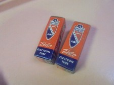 Vintage NOS new old stock Lot of two Delco Radio tubes 5AS8