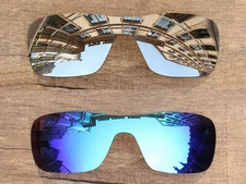 Vonxyz Polarized Lenses for-Oakley Turbine Rotor OO9307 Chrome&Ice - Value Pack