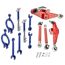 12x Front Lower Control Arms High Angle Tension Rods for Nissan 240SX S13 89-94