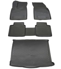 Gummi Kofferraumwanne Fußmatten Set für Ford Focus MK4 Laderaumwanne Matten