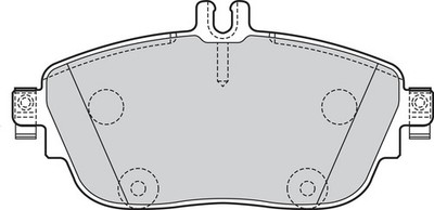 Front Brake Pads Set Fits Mercedes CLA-Class 13- (302210) OEM Valeo