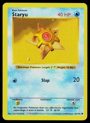 Staryu 65/102 Base Set Shadowless Common