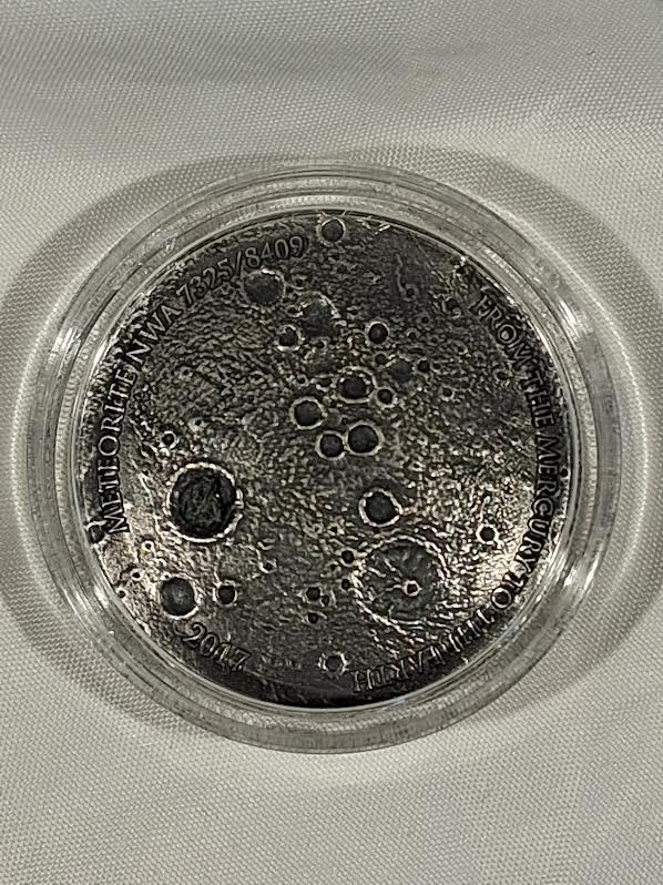 2017 Burkina Faso Nano Mercury Meteorite Silver Coin (255/777) | eBay