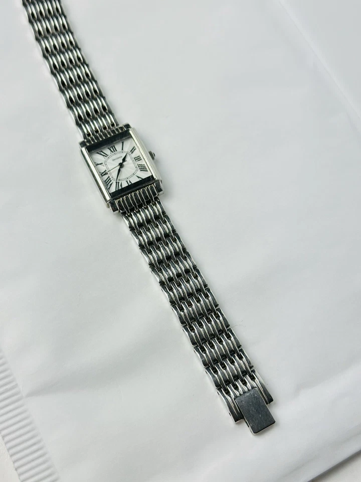 Reloj Mujer Acero Inoxidable Plateado, Funciona Y Batería Nueva, A29 Foto 3 de 4