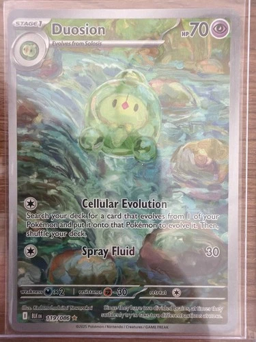 Duosion 119/086 Black Bolt Illustration Rare Pokemon TCG