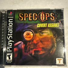 spec ops: covert assault ps1 game disc w/ case t-teen NTSC-U/C spec ops series