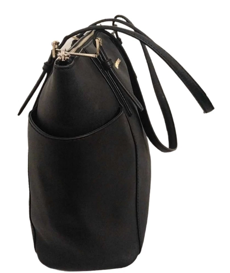 Michael Kors Jet Set Large Black Saffiano Leather Tote Bag - Image 3 of 4