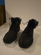 Timberland 6 inch Classic Waterproof Boot Juniors style 10910 Black New