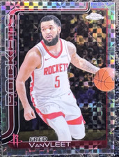 2025-26 Topps Chrome X-Fractor Fred VanVleet #66 Houston Rockets