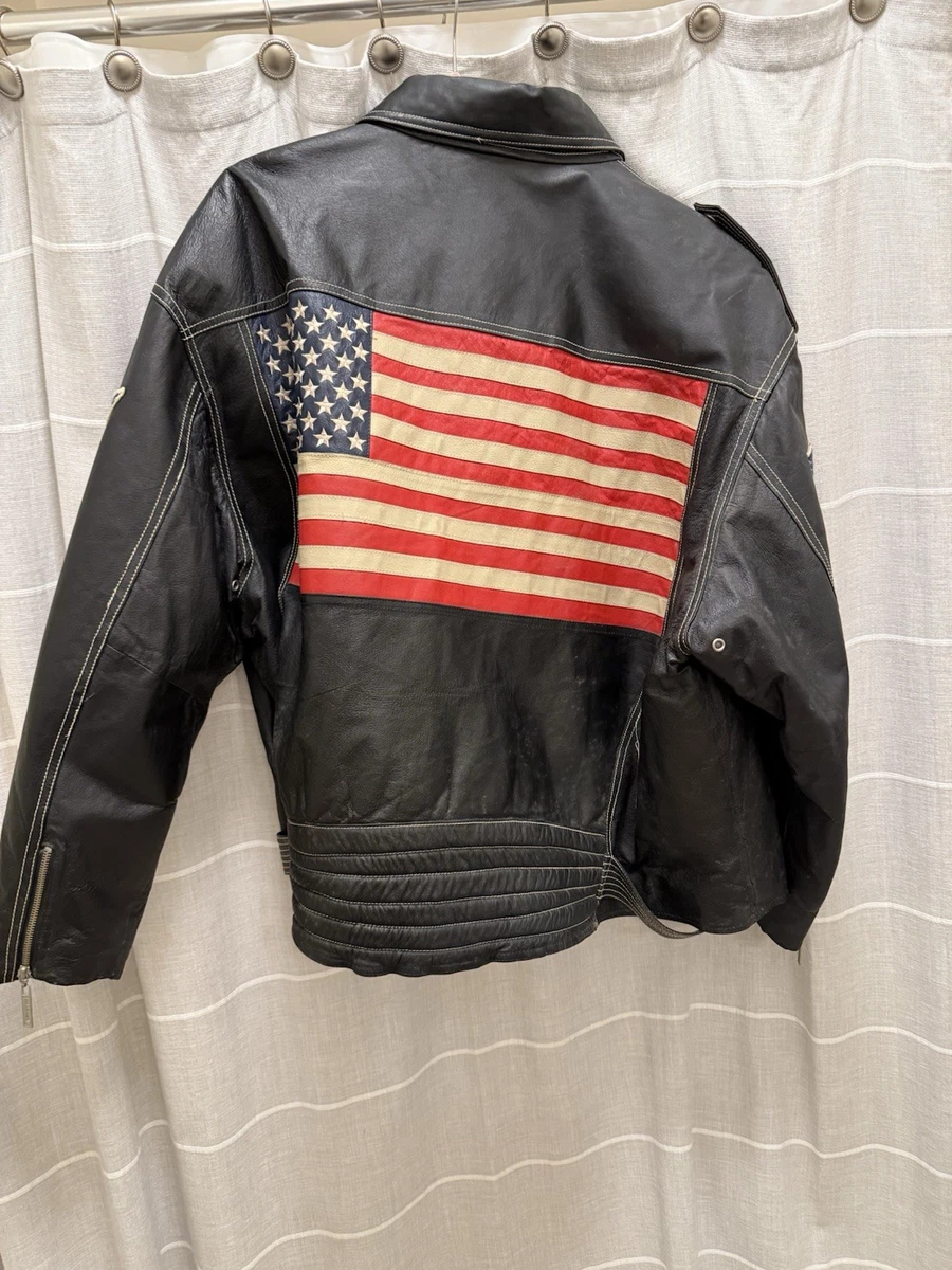 Michael Hoban Black Leather Outer Shell Coats, Jackets & Vests for