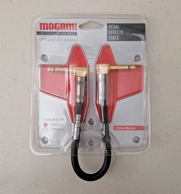 Mogami Platinum Guitar 01RR (11 in) Right Angle to Right Angle UPC 801813134230