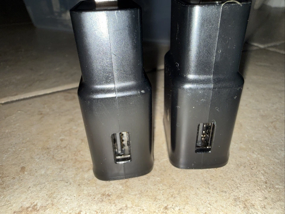 2 Samsung Genuine Adaptive Fast Charge Single USB Wall Adapter - Black EP-TA200 - Image 2 of 4