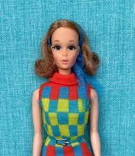 Vintage Barbie Walking Jamie Doll Dress & Shoes Strollin' In Style Set 1972