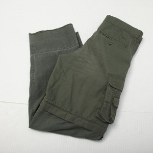 Boy Scouts Of America Pants Boys 12 Green Convertible Uniform Cargo Unhemmed