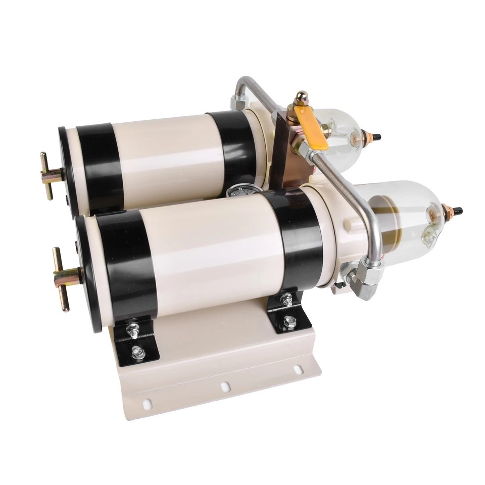 NEW HOLDWELL Dual Turbine Fuel Filter Water Separator Parker Racor ...