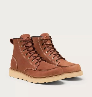 Sorel Men's Slabtown 62' Moc Waterproof Boots Rustikal Brown, Keramik Neu
