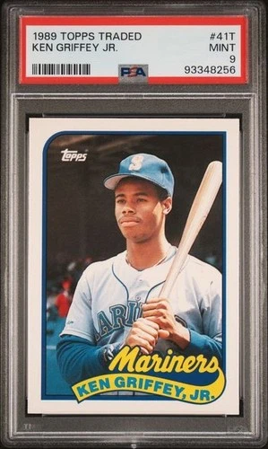 1989 Topps Traded #41T Ken Griffey Jr. Rookie PSA 9 MINT