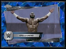 2025 Topps Chrome Sapphire Edition WWE Sapphire Apollo Crews #114