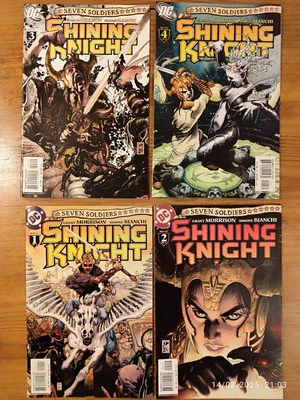 Lot 4 DC Comics Seven Soldiers Shining Knight série complète Grant Morrison  - Photo 1/4