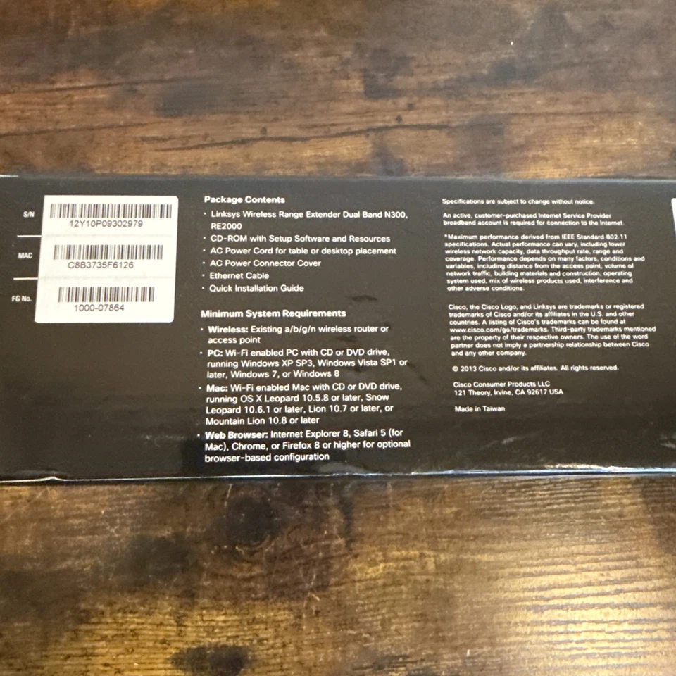 Linksys Wireless-N Range Extender RE1000-NT N300 - Image 2 of 4