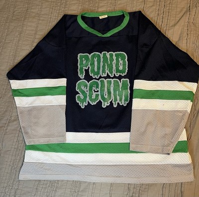 Vintage 1990's Athletics International Pond Scum XL Hockey Jersey Made In Canada