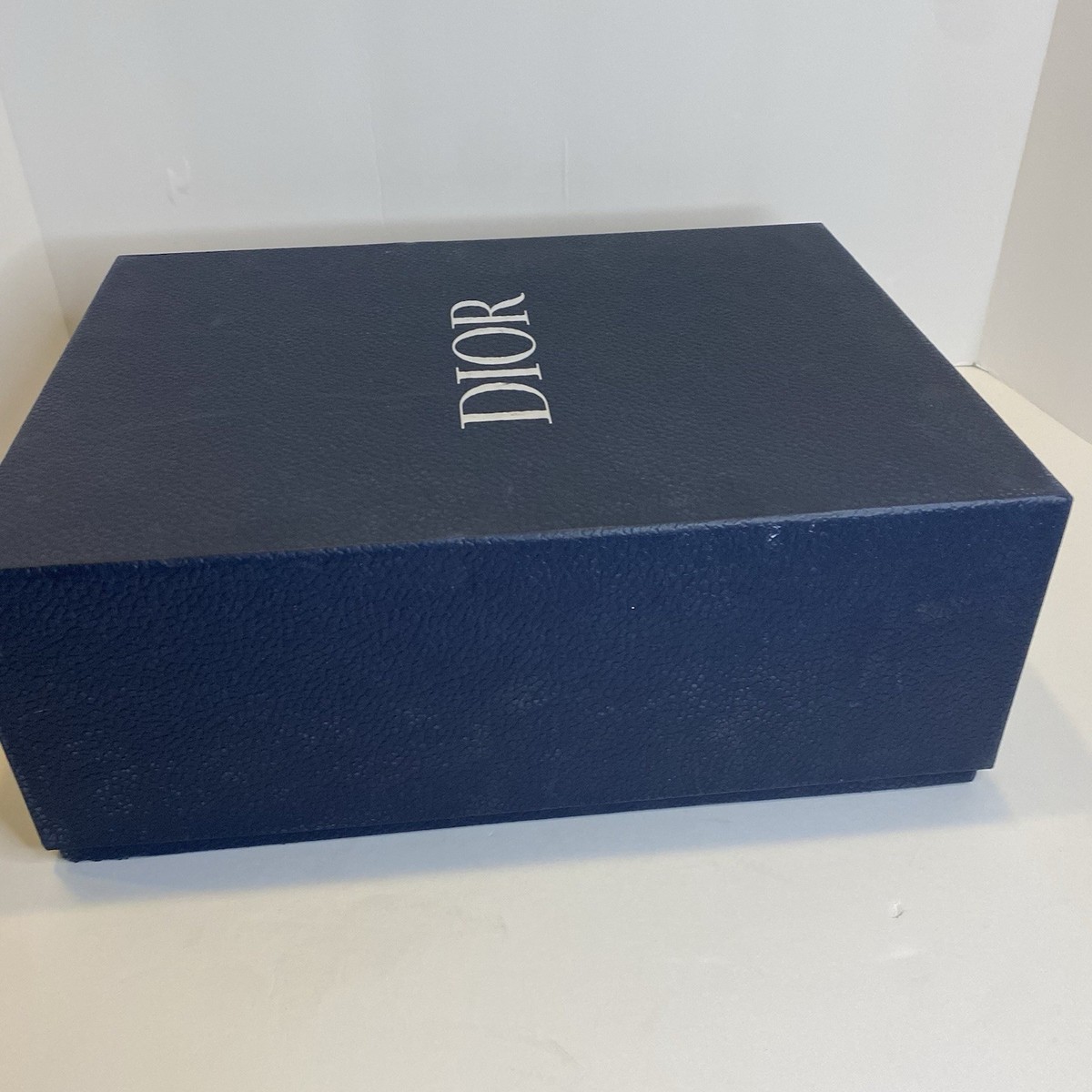 DIOR 箱 Christian Dior Blue Gift Shoe Box Only Black Laces Tissue Paper