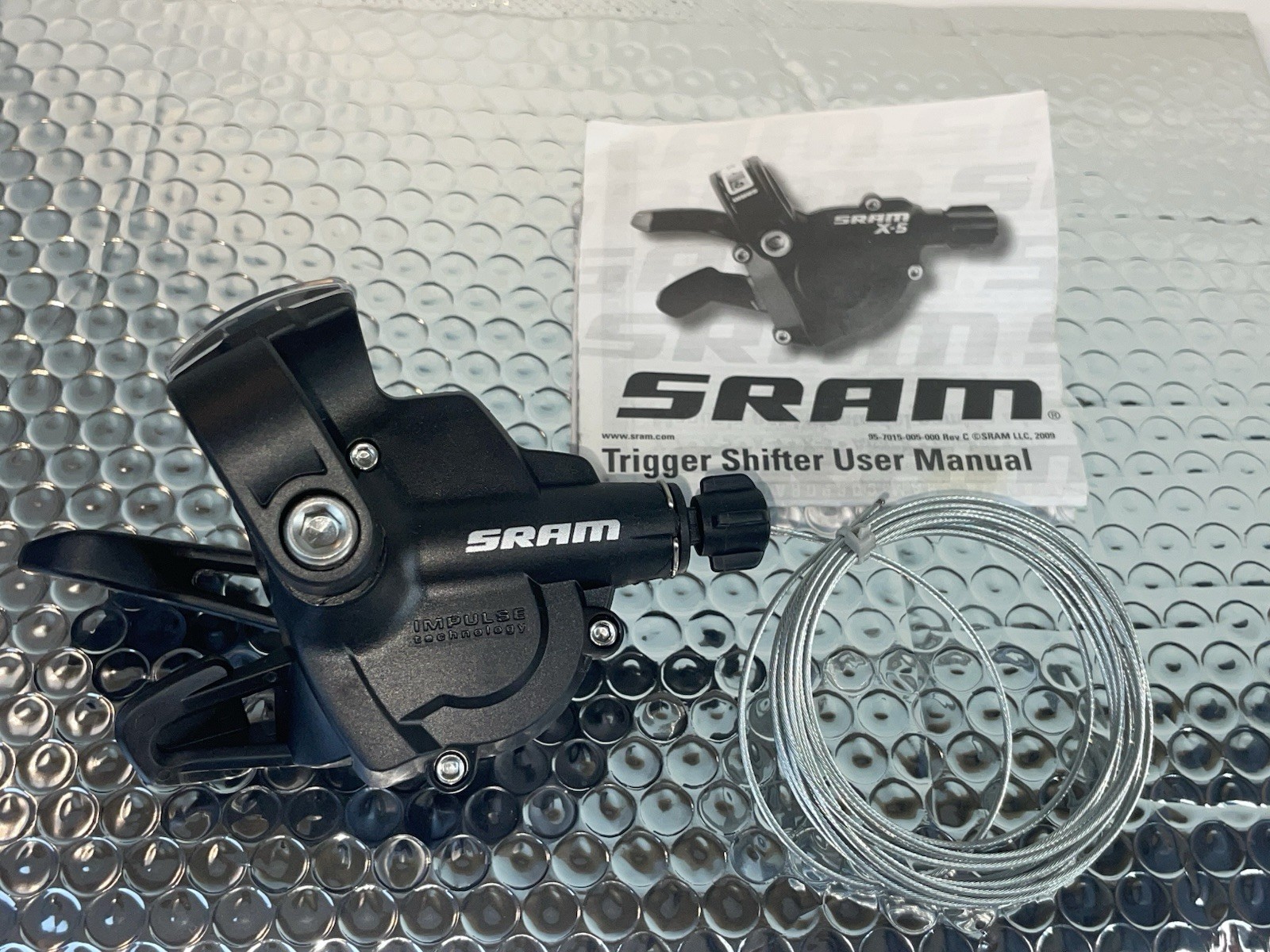 8-speed Rear Trigger Shifter for A Bicycle. Black.