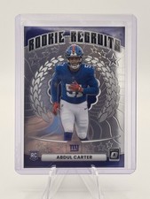 ABDUL CARTER 2025 DONRUSS OPTIC FOOTBALL ROOKIE RECRUITS GIANTS RC