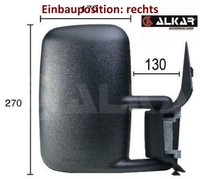 Alkar 9202966 AußEnspiegel Rechts Spiegel AußEn FüR Mercedes-Benz