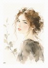 Tableau création originale Jeune femme portrait
