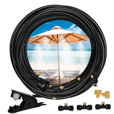 100FT Misters for outside Patio, Outdoor Water Misting Cooling, Misting System,