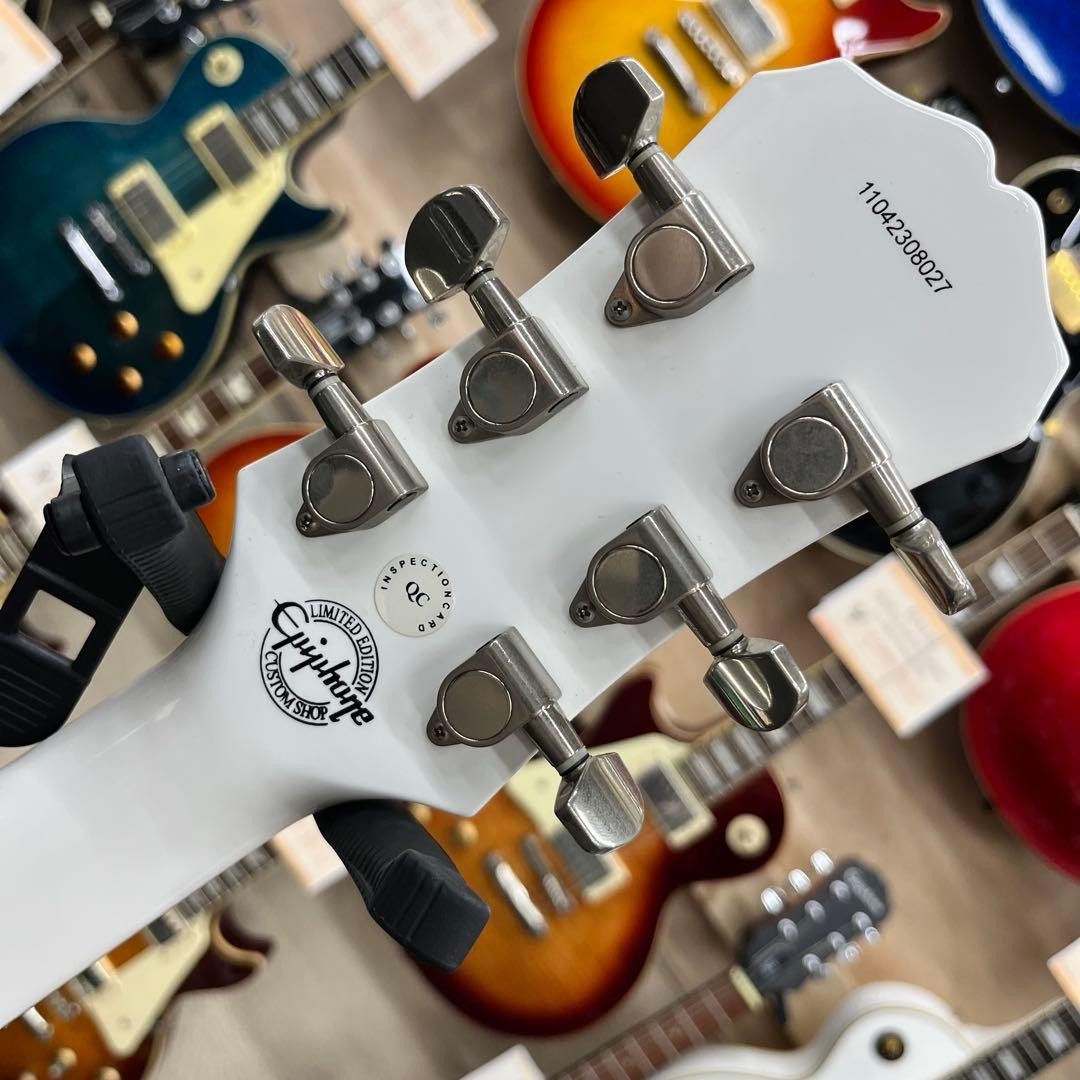 【10670】 EPIPHONE Les Paul 100 ホワイト LES PAUL STUDIO ALPINE WHITE | Tom Lee Music