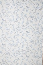 Papel pintado Anthropologie Morgongava Crossbill azul claro floral pájaro nuevo con etiquetas