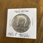 1965 P Kennedy Half Dollar .50 Coin, 40% Silver, United States, Philadelphia