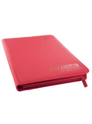 Ultimate Guard Red Xenoskin 9-Pocket Card Zipfolio Binder UGD010210