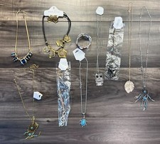 Lot Of 10 Pieces Fashion Costume Jewelry Necklaces, Earrings, Bracelet
