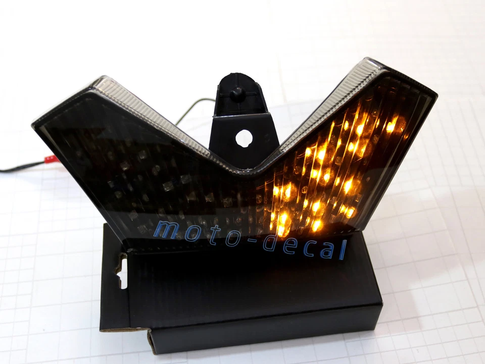Luz trasera LED integrada para Kawasaki Ninja ZX14 ZX14R ZZR1400 Smoke 2006-2019 Foto 3 de 4