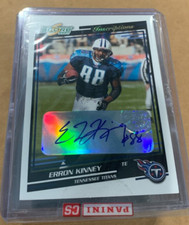 2004 Erron Kinney Score Inscriptions Rare Auto from Panini Titans TE