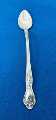 Stanley Roberts PRECIOUS ROSE Rogers Stainless Flatware -  Iced Tea Spoon 7 1/2''