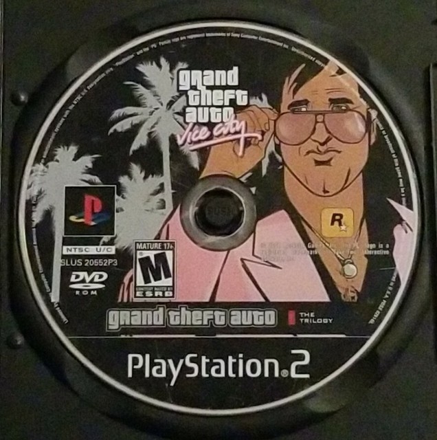 Grand Theft Auto Vice City PS2 PlayStation 2 Game DISC ONLY Tested