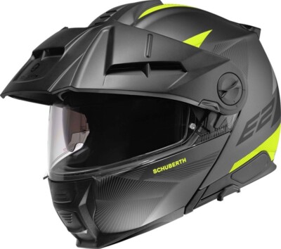 Schuberth E2 Defender Matt Gelb/Grau Adventure Klapphelm Größe M (57)