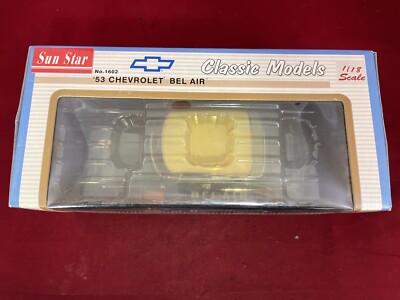Sun Star 1953 Chevrolet Bel Air 1/18 Scale - Green/Cream | eBay