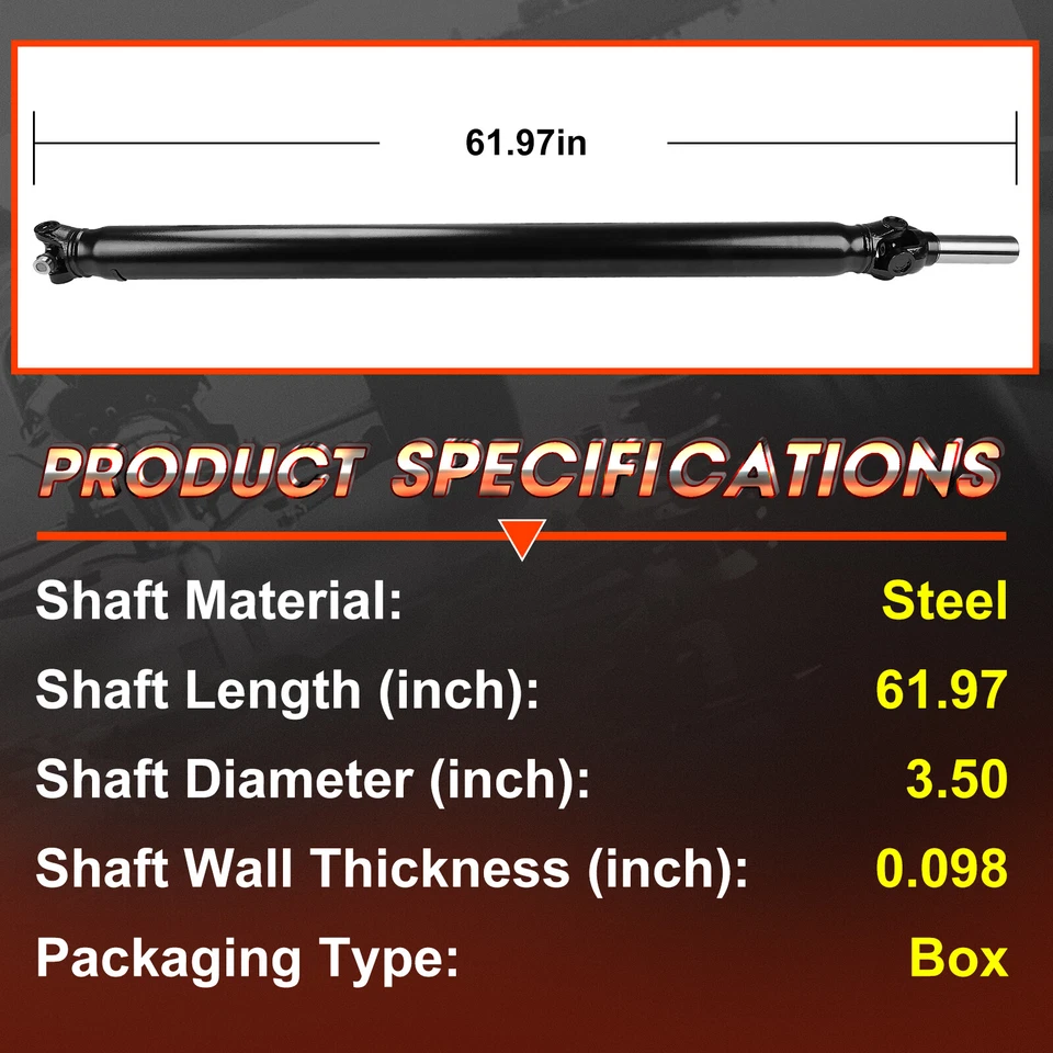 For 2003-2006 Chevrolet Suburban 1500 GMC Yukon XL 1500 rear drive shaft 1510939 - Image 4 of 4