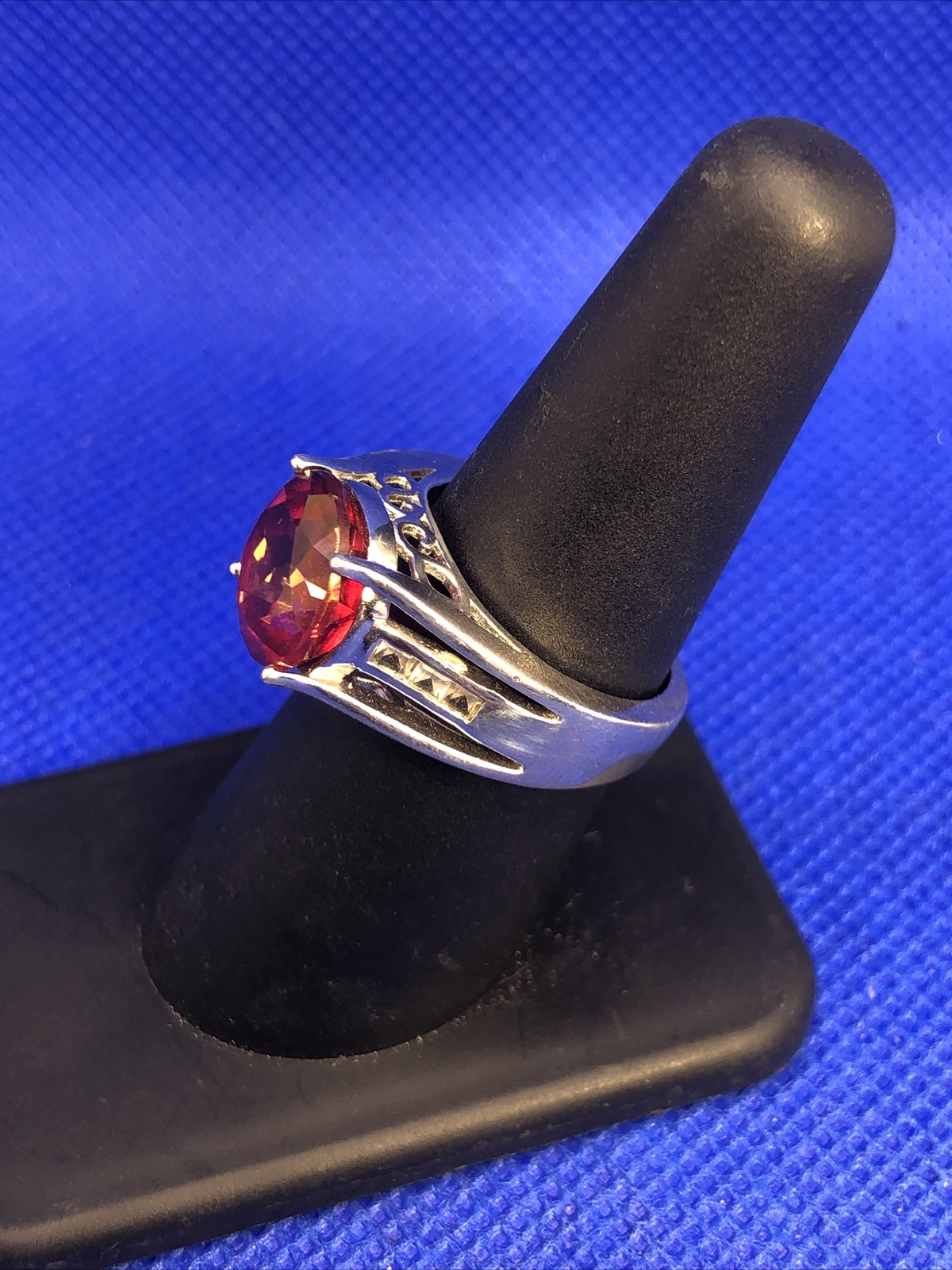 Designer BBJ 925 Sterling Silver Ruby Solitaire W… - image 13