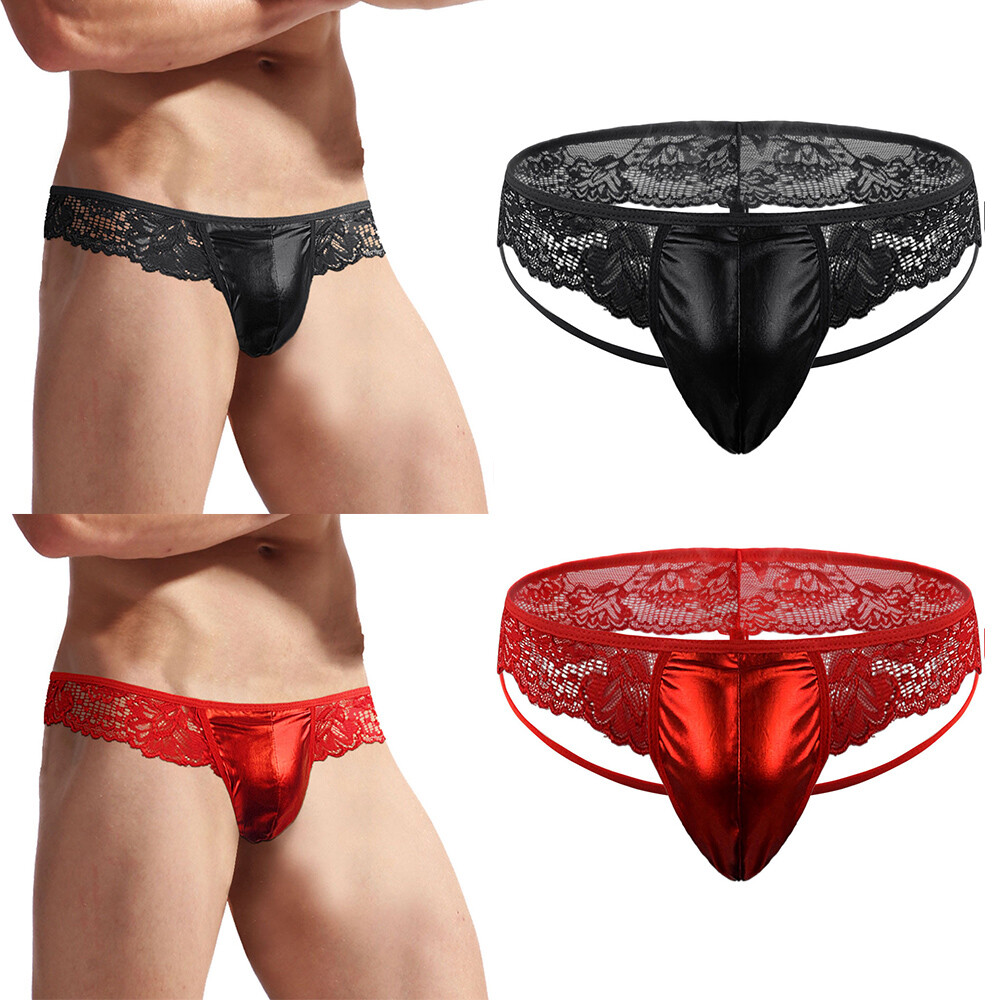 Sexy Sissy Men Ruffle Lingerie Briefs Panties Bikini Thong Crossdress Underwear