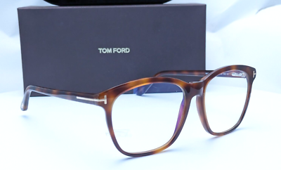 Tom Ford TF5481-B 053 Tortoise Rectangle Womens Eyeglasses 54mm | eBay