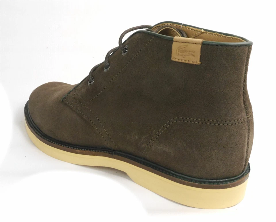 Botas Lacoste Sherbrooke para Hombre con Cordones Gamuza Desierto Marrones Talla 6.5 7.5 8 Foto 3 de 4