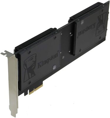 Sedna - PCIe 4X - Quad 2.5 Inch SATA SSD RAID Controller Card (RAID 0/1/10) 