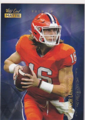 2021 WILD CARD MATTE PREMIER RC TREVOR LAWRENCE JACKSONVILLE JAGUARS  BZ-2027